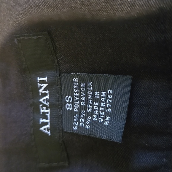 Alfani Dark Grey Striaght Leg Dress Pants Short - Picture 4 of 5